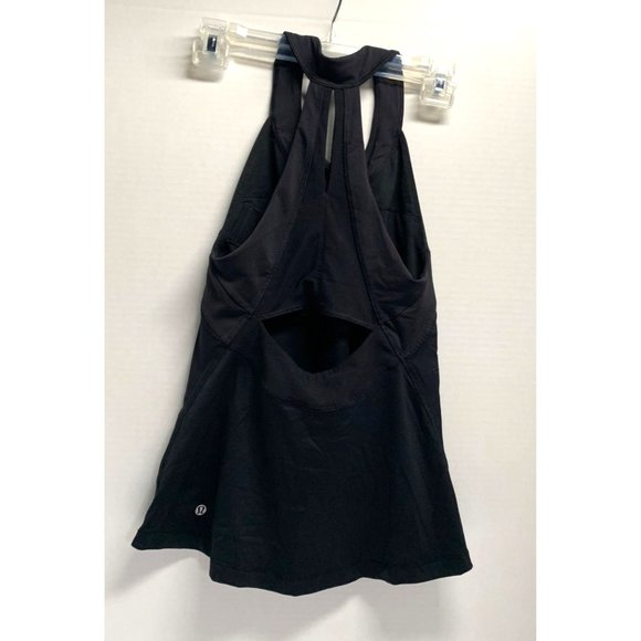 Lululemon Make It Count Tank Top Athletic Shirt Peep Hole Back Key Hole Pocket B - Picture 2 of 4